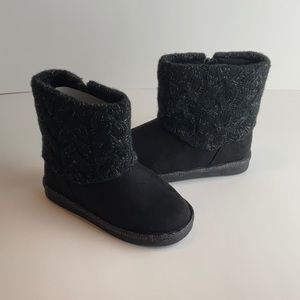 Jumping‎ beans reagann boot winter toddler Girls black size 11